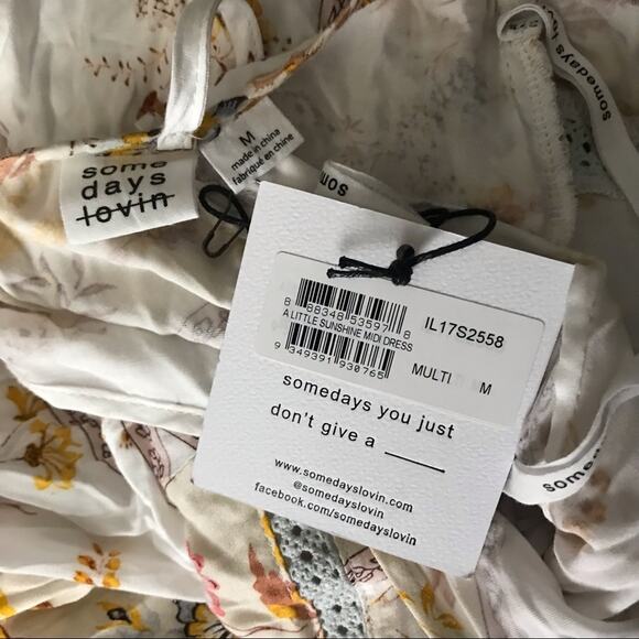 NWT Somedays Lovin A little Sunshine Maxi Dress - Picture 11 of 12